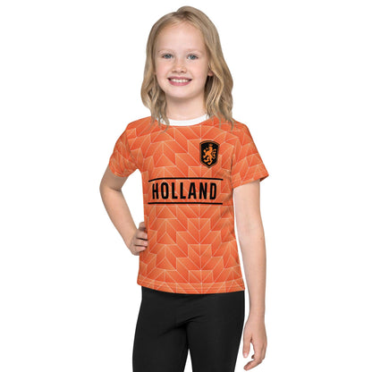 EK 2024 Voetbalshirt Holland Retro 1988 - Oranje Kindershirt