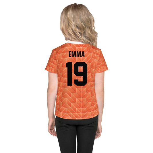 Oranje Replica Shirt - Kind - Emma nummer 19 - EK 2024
