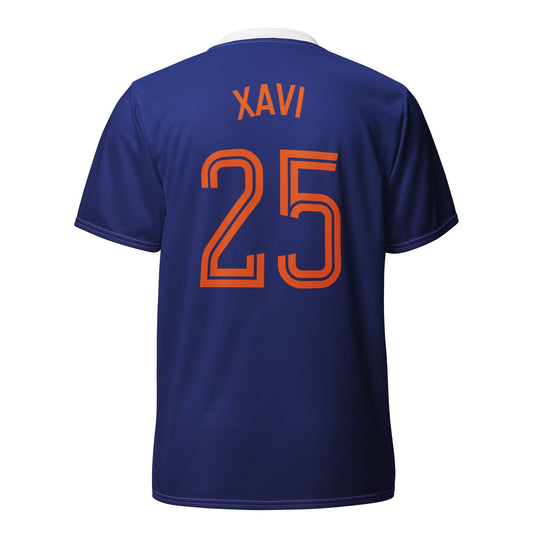 Donkerblauw Nederlands Elftal Voetbalshirt Uit - EK 2024 - Xavi 25