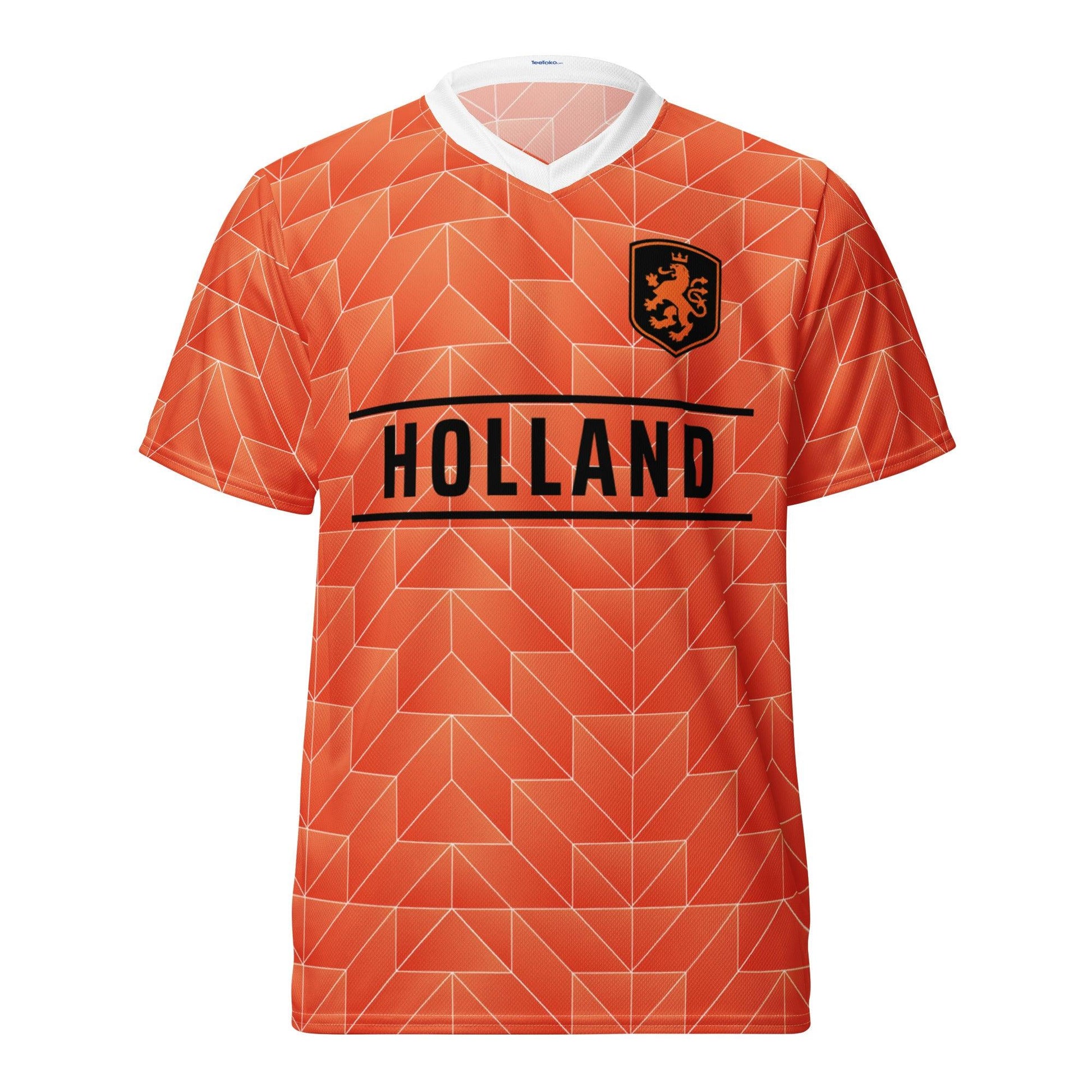 Oranje voetbalshirt - draag de Hollandse trots met dit iconische retro design