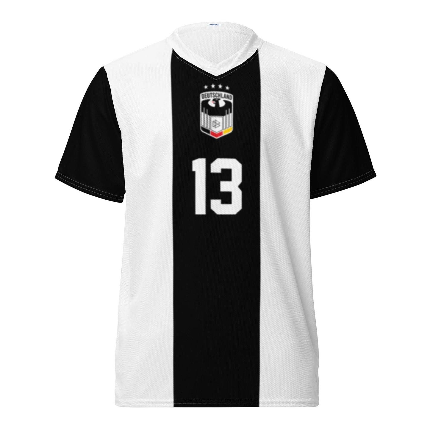 Die Mannschaft Voetbalshirt EK 2024 - Wit met Zwart - Replica