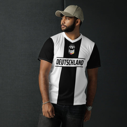 Voetbalshirt Duitsland Thuis - EURO 2024 - Wit & Zwart Shirt