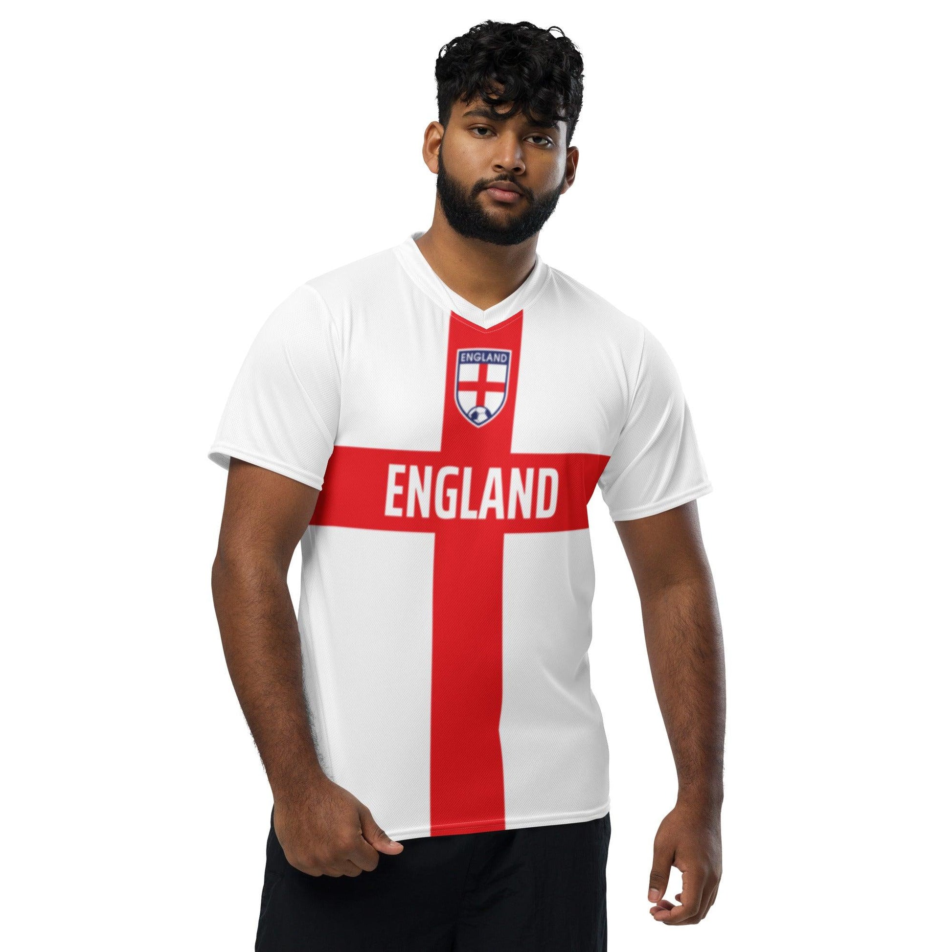 Wit Rood Engeland Voetbalshirt - Volwassenenmaat