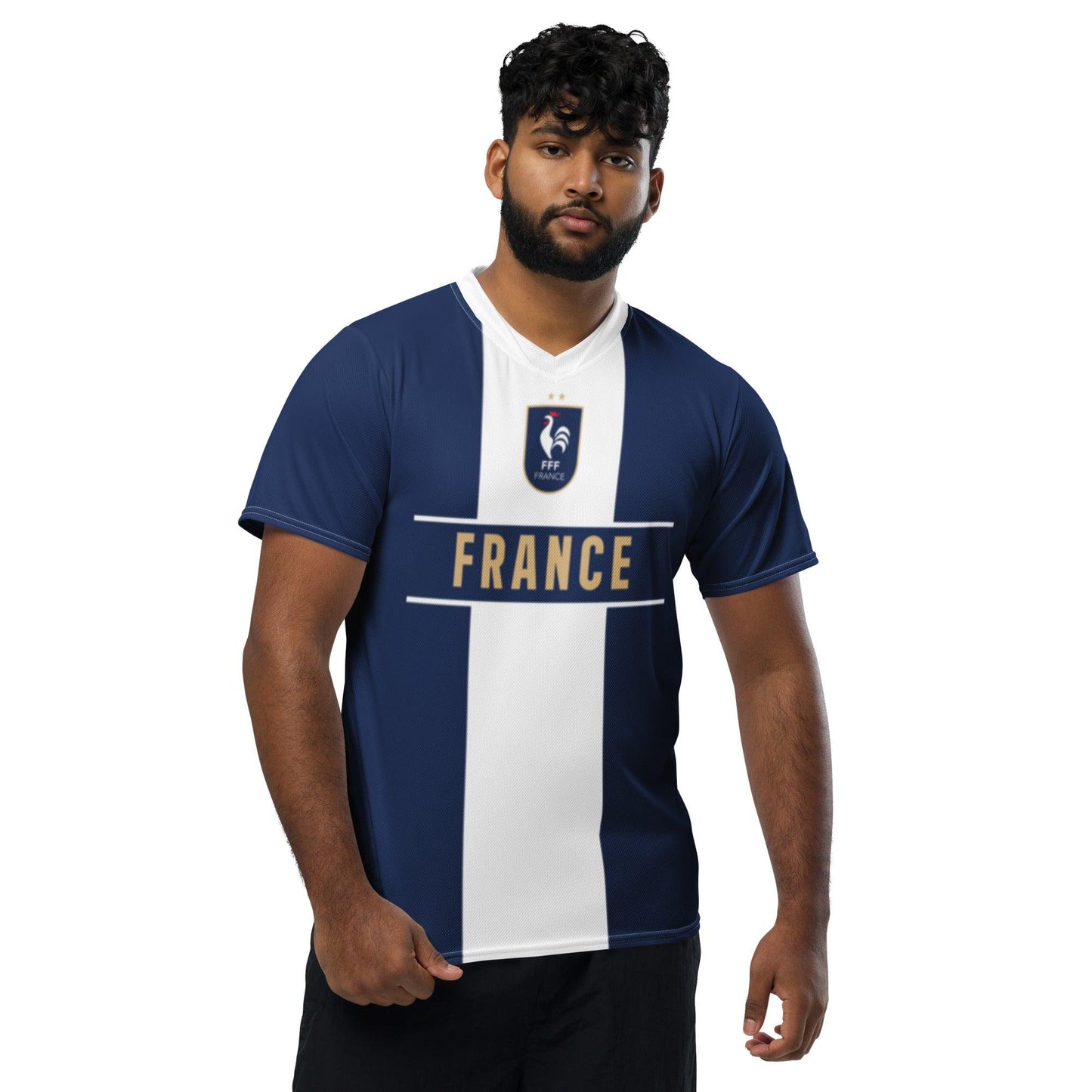 Volwassenen FFF Voetbalshirt Frankrijk - Blauwe glorie