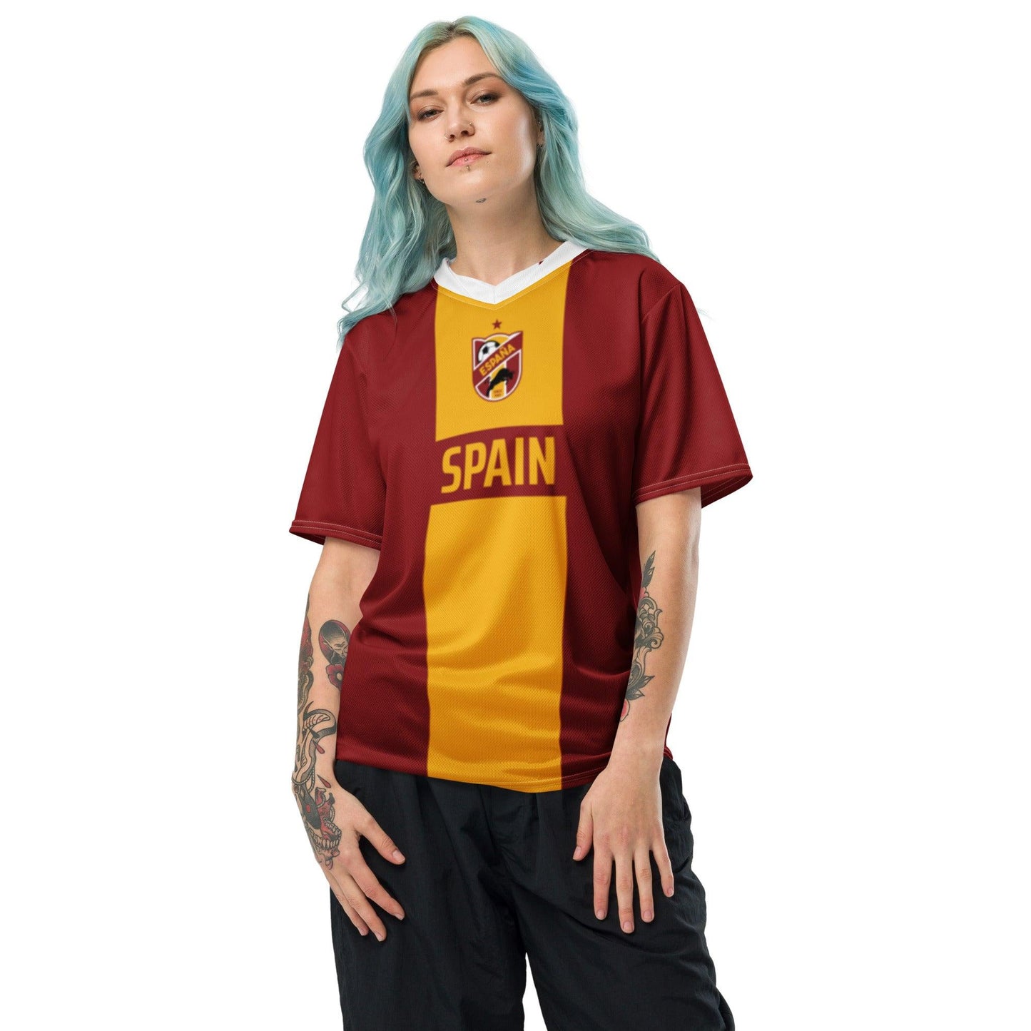Klassiek Rood EK 2024 Spanje Voetbalshirt - Volwasseneneditie