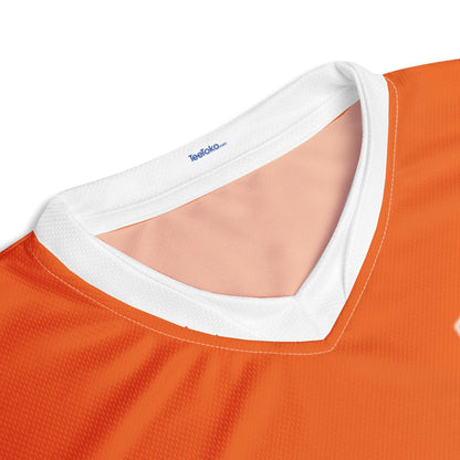 Nederlands Elftal voetbalshirt thuis voor het EK 2024 - Oranje Replica Shirt - Volwassenen - vooraanzicht - detailweergave - voorkant